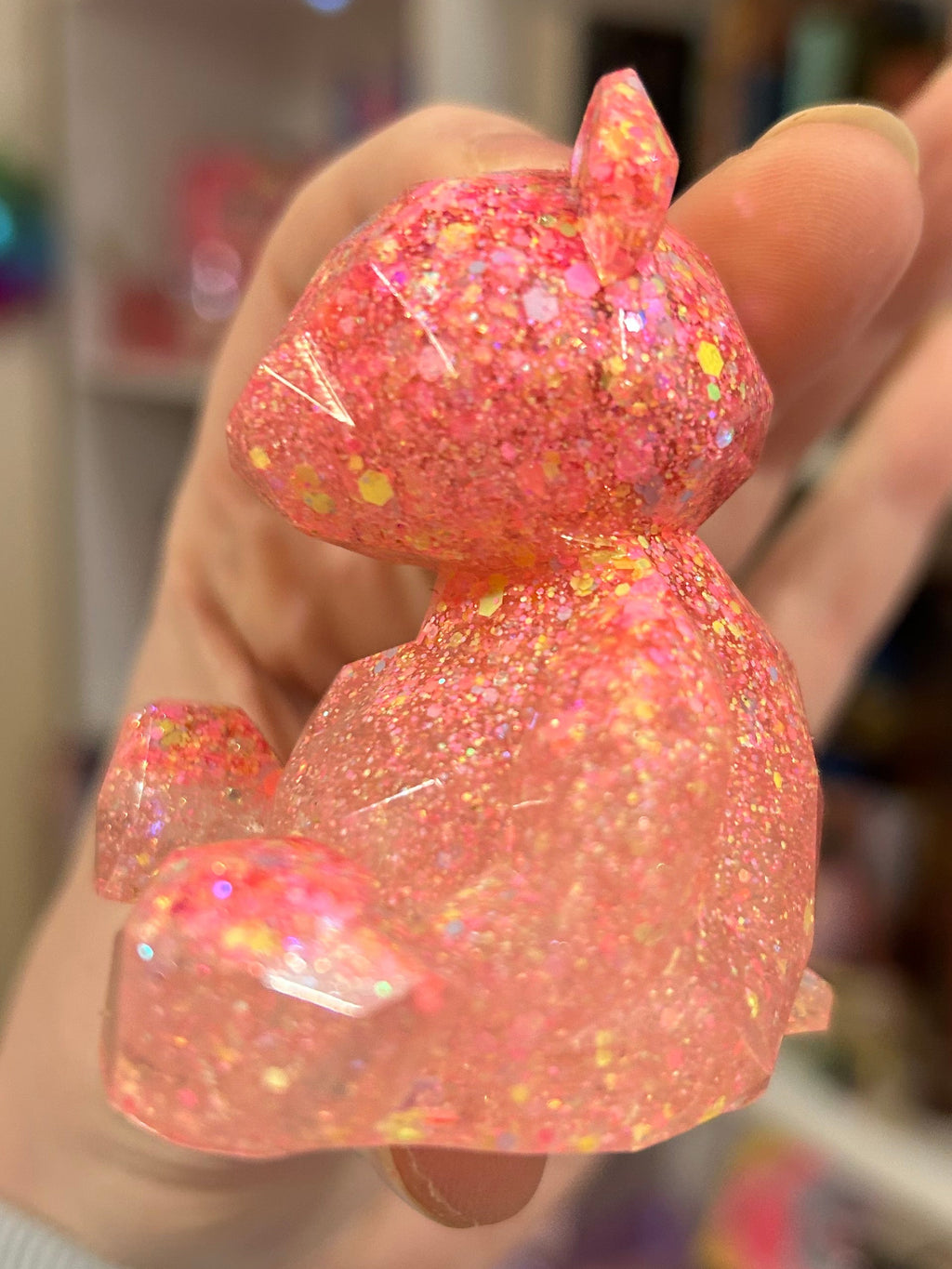 Confetti Bomb Teddy Trinket