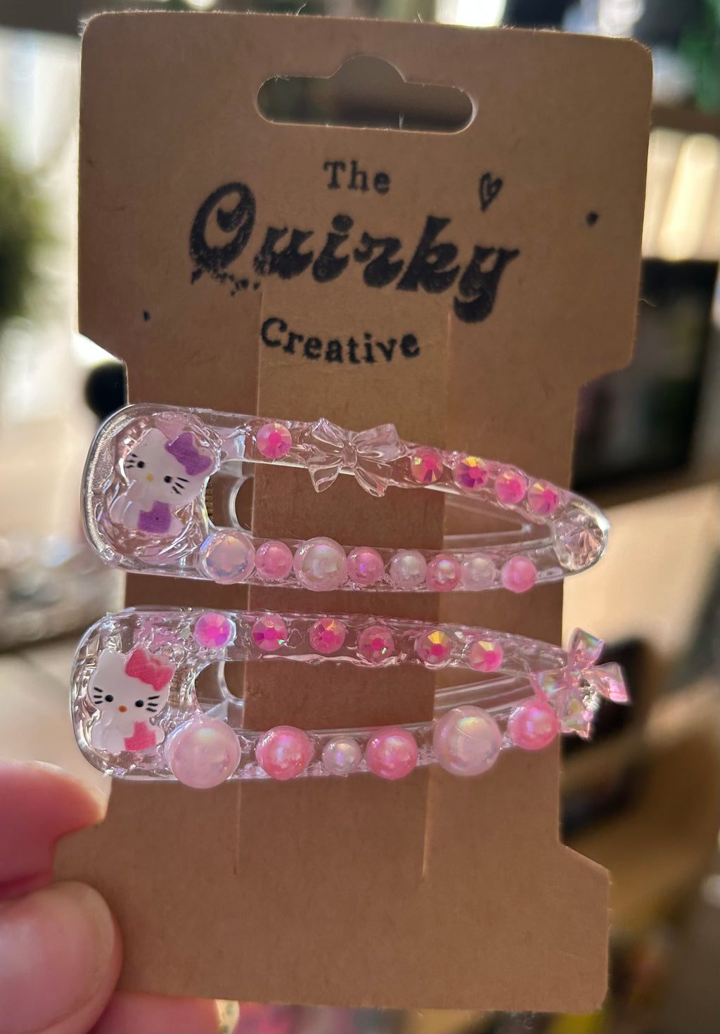 Hello Kitty Inspired Hair Clip Set