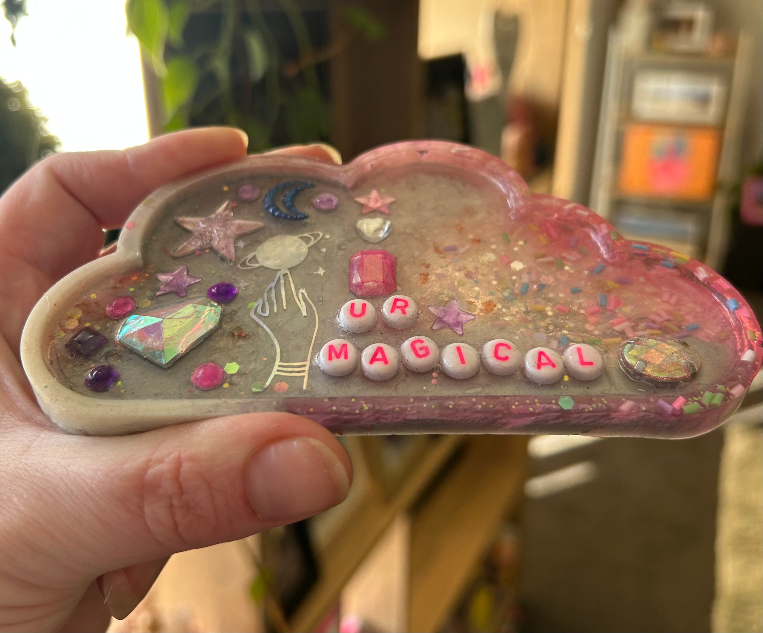 ‘Ur Magical’ - Bedazzled Cloud Shaped Trinket Dish
