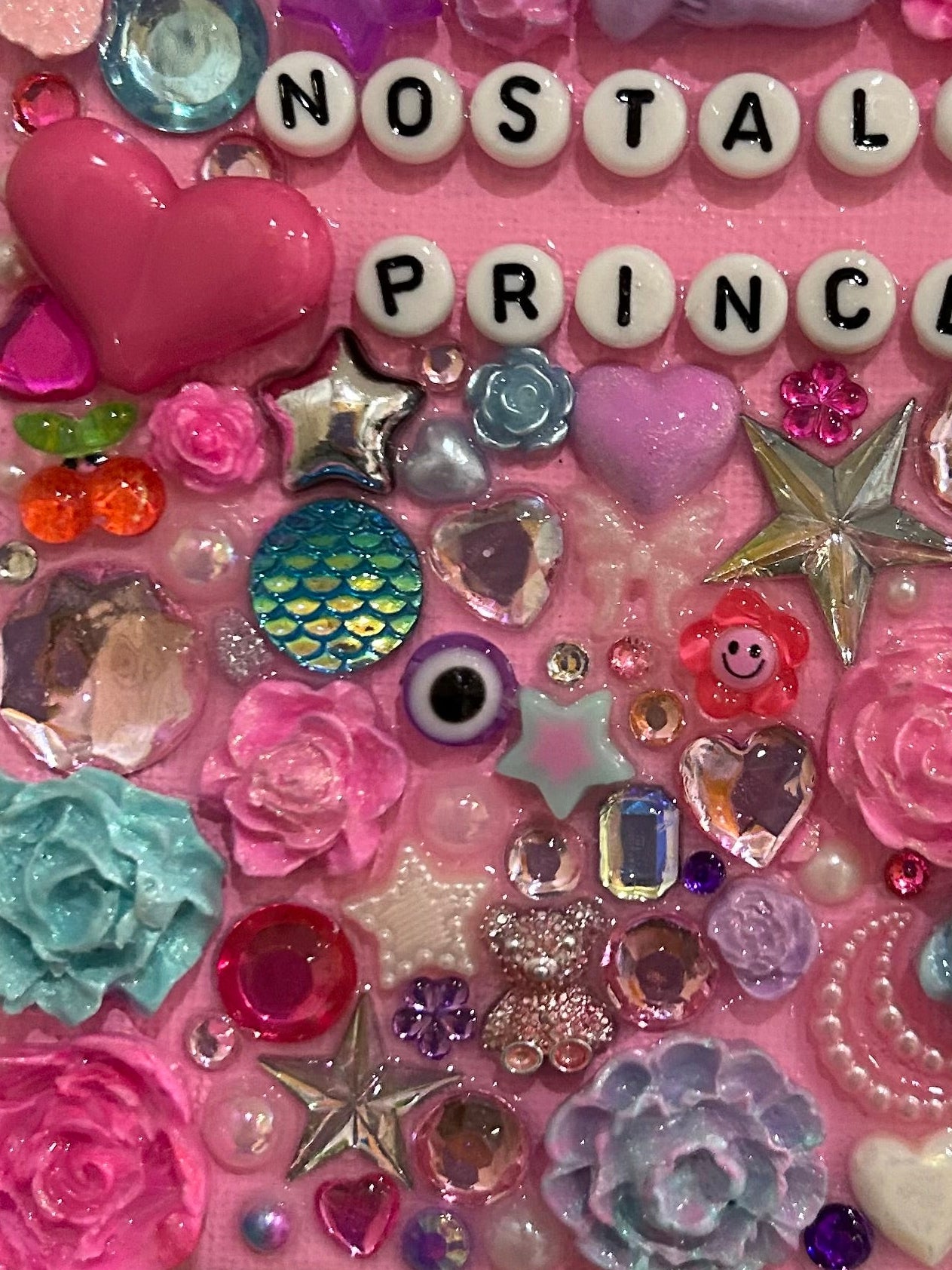‘Nostalgic Princess’ - Bedazzled Mini Statement Canvas