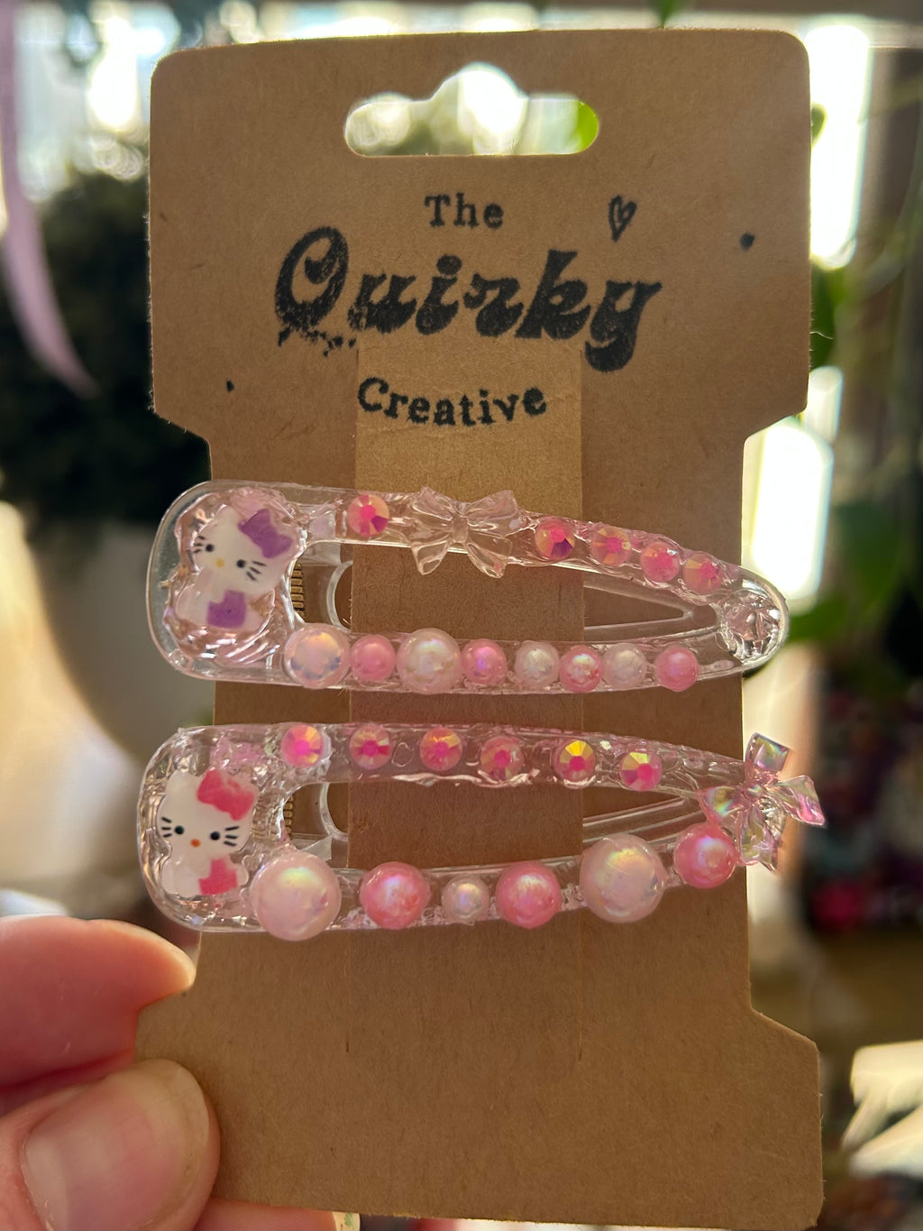 Hello Kitty Inspired Hair Clip Set