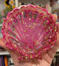 Pink & Gold Mermaid Shell Trinket Dish