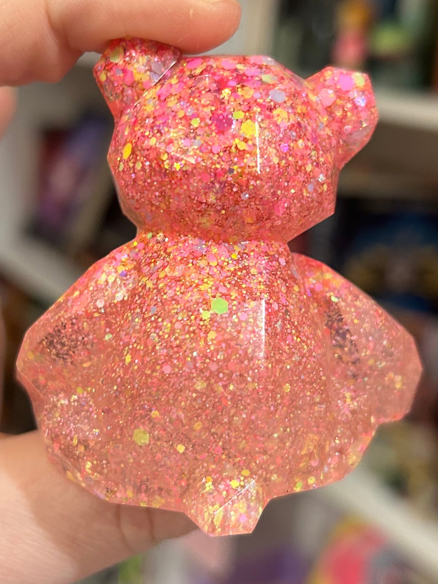 Confetti Bomb Teddy Trinket