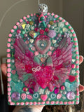 ‘A 2000’s Dream’ - Original Angel Core Y2K inspired Statement Bedazzled Art Piece