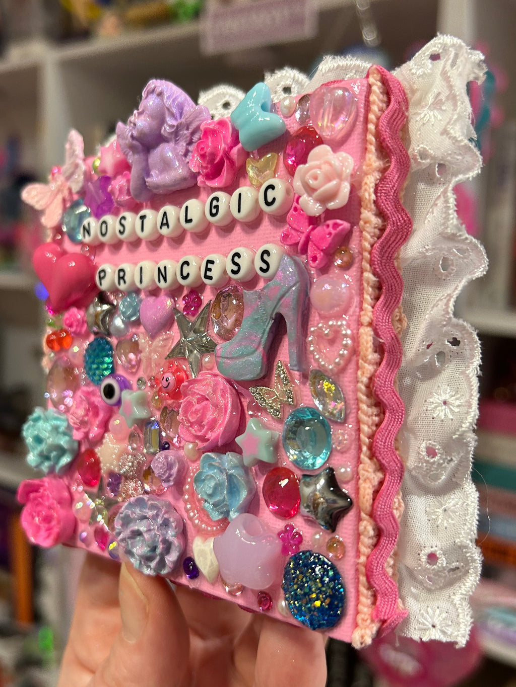 ‘Nostalgic Princess’ - Bedazzled Mini Statement Canvas