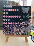 “They Mistook My Kindness For Weakness” - Bedazzled Mini Statement Canvas