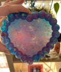 ‘Bubble Blue’ Heart Shaped Trinket Dish