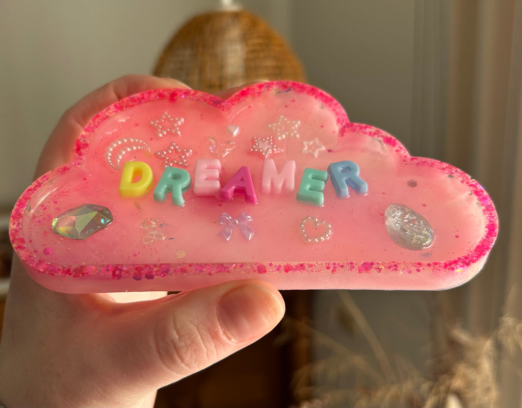 ‘Dreamer’ - Bedazzled Cloud Shaped Trinket Dish
