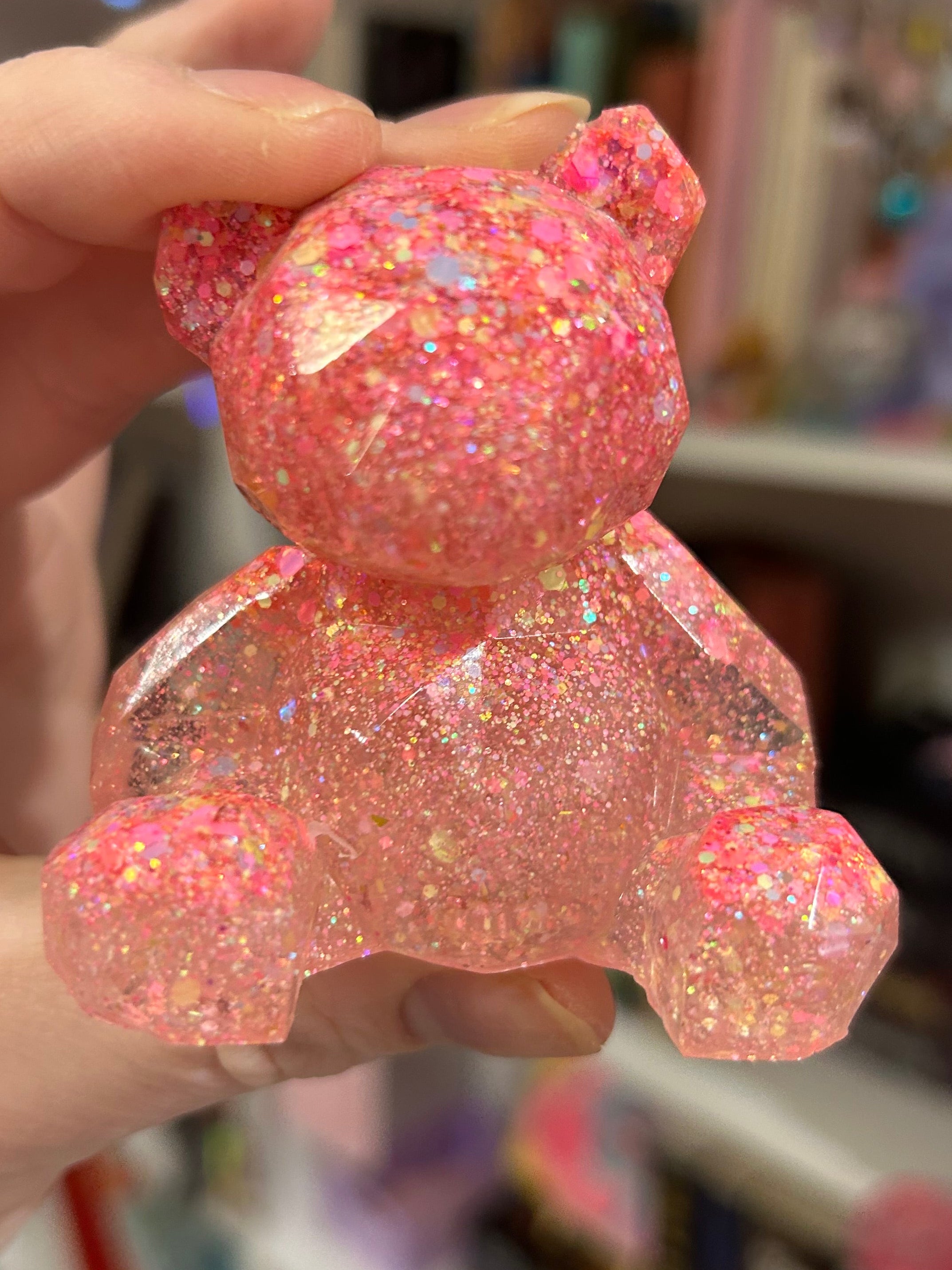 Confetti Bomb Teddy Trinket