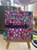 ‘The Girl That Disappears’ - Bedazzled Mini Statement Canvas